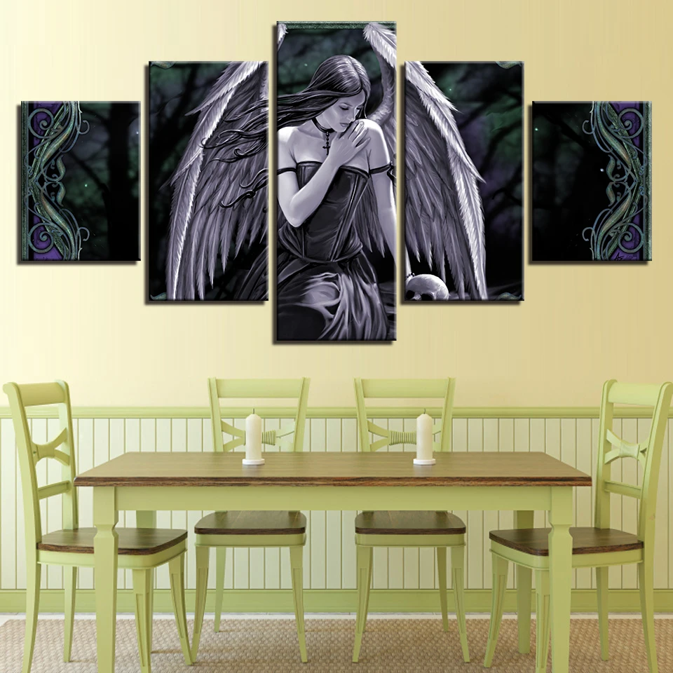 HD Печать Холст Wall Art Гостиная Home Decor Фотографии 5 штук игры Angelo Dell Inferno живопись