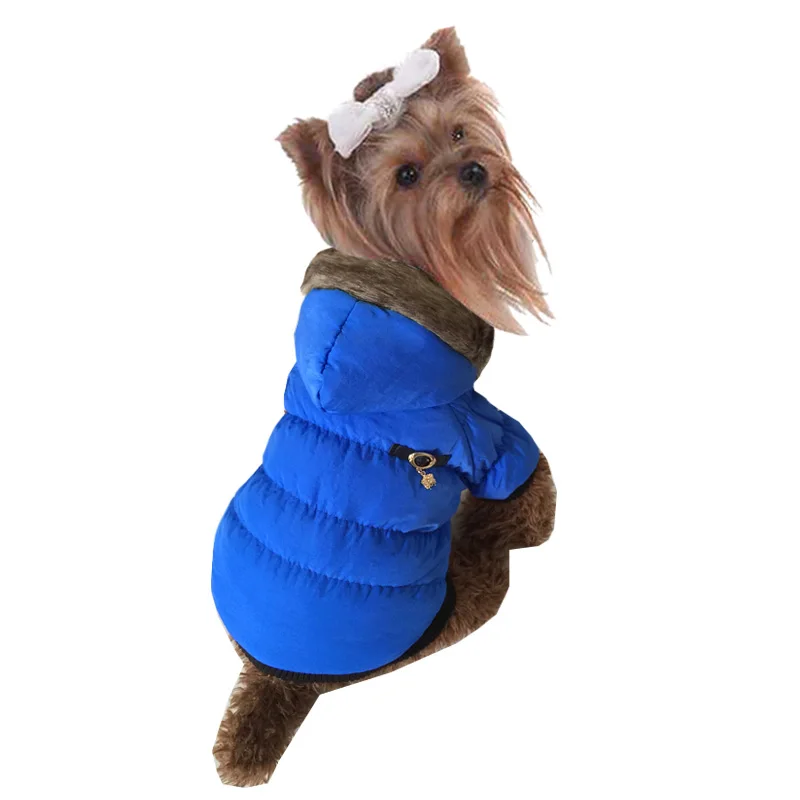 S-5XL Одежда для собак, зимнее теплое пальто, ветровка+ кашемировая куртка с капюшоном для щенков и больших собак, одежда для домашних животных, пальто