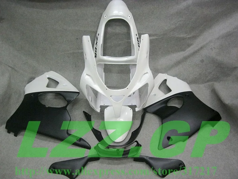 Белый черный обтекатель комплект для KAWASAKI Ninja ZX6R 00-02 ZX-6R 2000-2002 6R 00 02 ZX 2000 2002 01 ABS