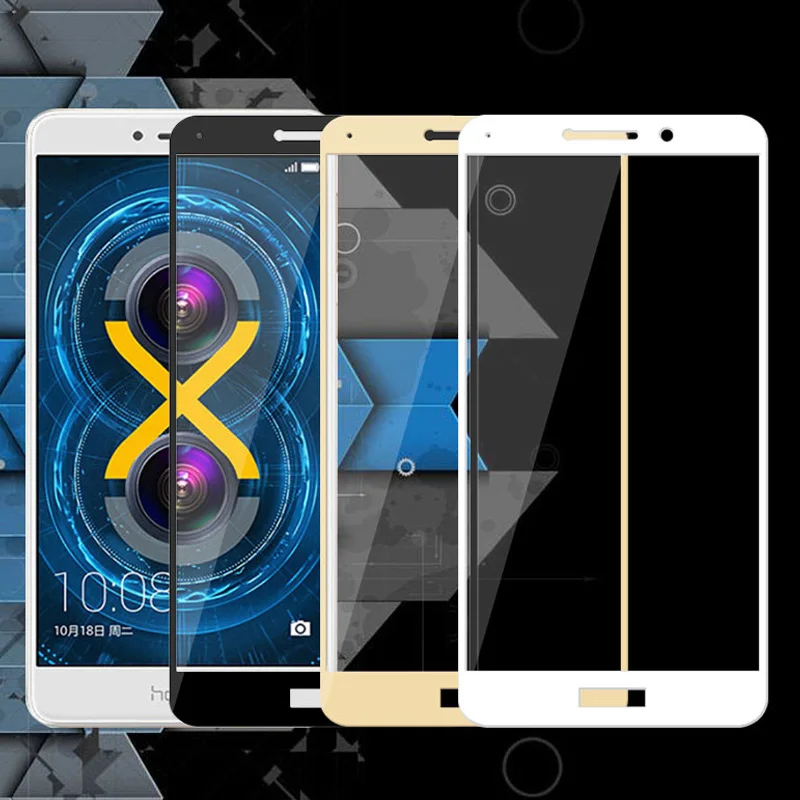 3D полное покрытие экрана протектор для huawei Honor 6X чехол закаленное стекло для Honor 6X6 x стеклянная пленка защитная 9H премиум стекло