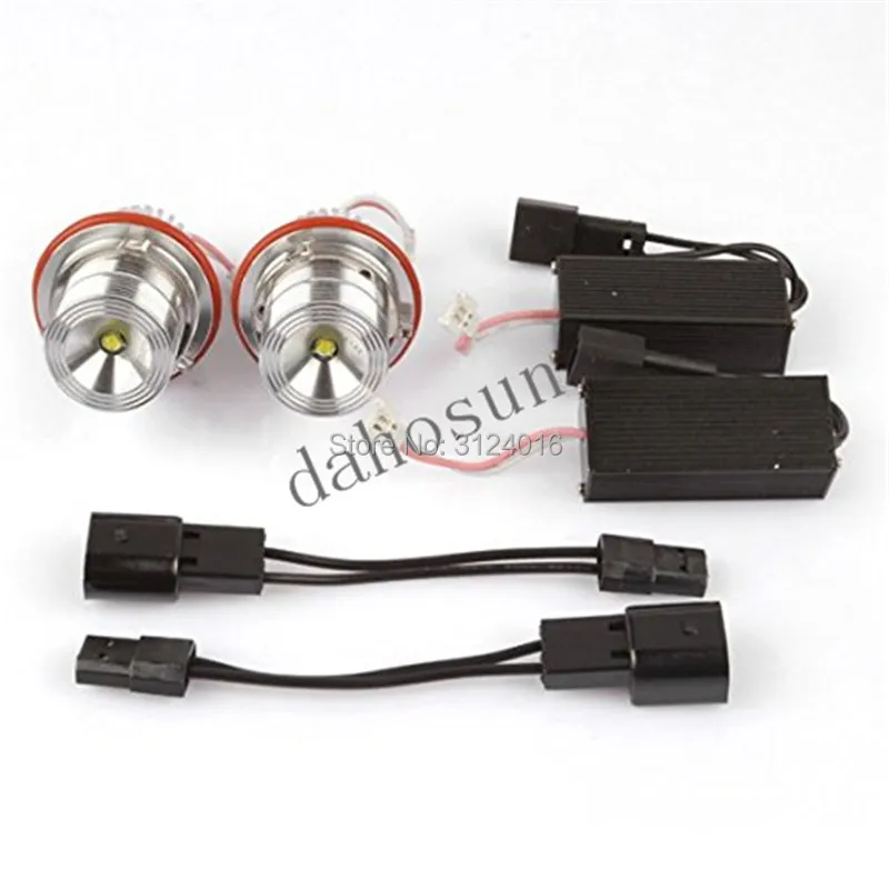 Dahosun 2 X E39 10 Вт T6 чип светодиодный Ангельские глазки для BMW E60 E61 E63 E64 E65 E66 E53 E83 E87