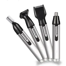 Электрический перезаряжаемый триммер Vibrissa, набор для ухода за усами, бородой, бритва для стрижки волос в носу, машинка для стрижки волос, машинка для стрижки носа