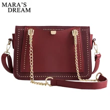 Mara's Dream модные женские сумки с ручкой сверху с заклепками высокого качества из искусственной кожи женская сумка на плечо большие винтажные сумки-«тоут» мотоцикл