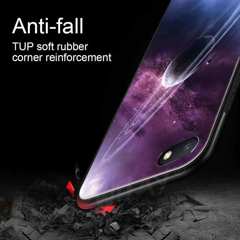 Tempered Glass Case For Xiaomi Mi A2 Lite A1 Coque Luxury Back Phone Xiomi Case For Xiaomi Redmi 5 Plus 6A Note 4X 6 5 Pro Cover (6)