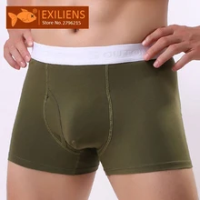 EXILIENS New Male Mens Underwear Boxer Men Cotton Boxers Hombre Cuecas Masculina Boxershorts Man Panties Homme Size M-2XL 0106