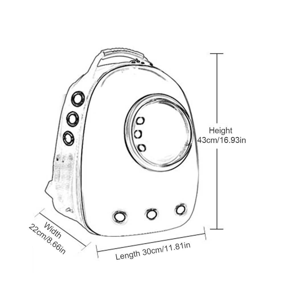 Астронавт Pet для собак, кошек, щенков Перевозчик Дорожная сумка пространство рюкзак капсулы дышащая сумка рюкзак собака кошка клетка ПЭТ