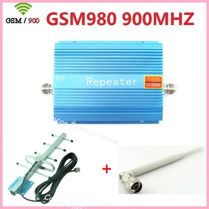 

Enhanced GSM980 900Mhz Cellular Phone Signal Boosters repeater GSM Mobile Signal Amplifier + Antenna + wireless Indoor antenna