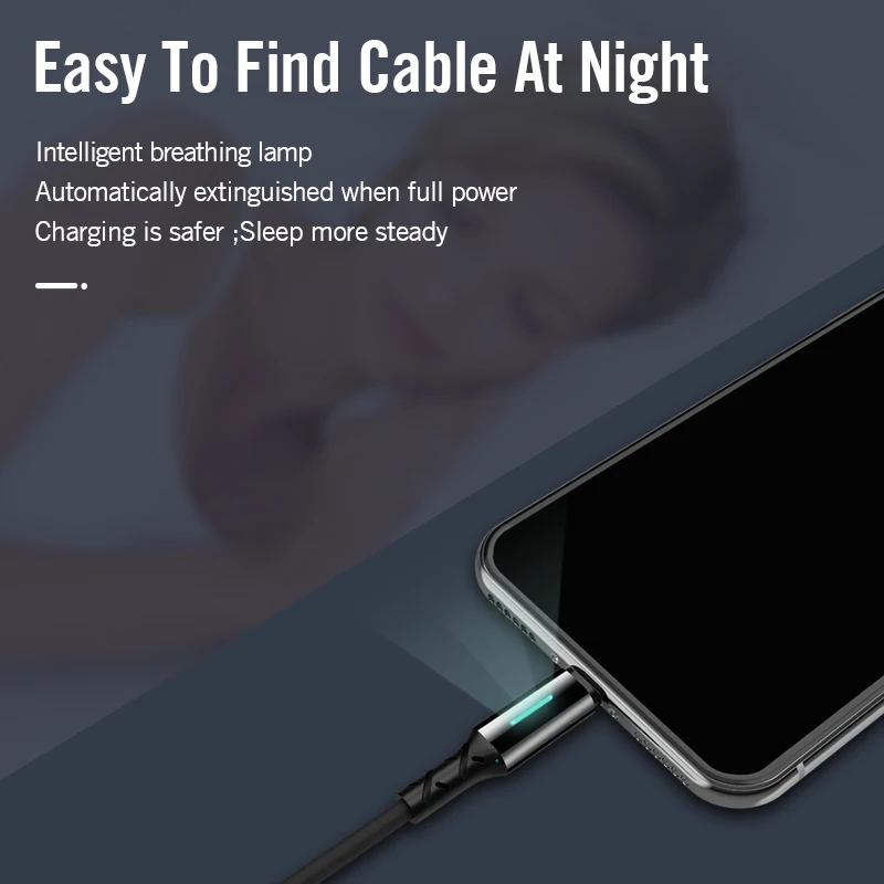 Coolreall LED الإضاءة كابل الشاحن لباد سريع شحن كابل الشاحن المحمول الهاتف كابل بيانات usb ل فون X 8 7 كابل يو اس بي