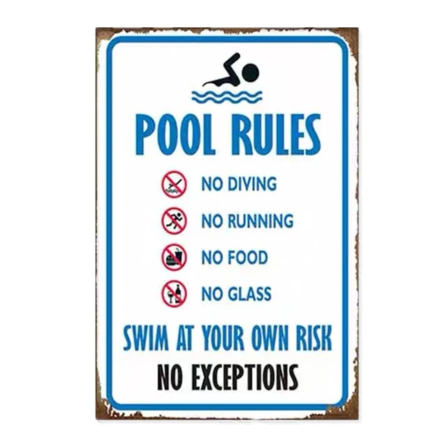 New Funny Warning Vintage Tin Sign College Dorm Metal Plate Decoration Plaque Poster Cafe Bar Wall Home Decor Plaques Signs Aliexpress