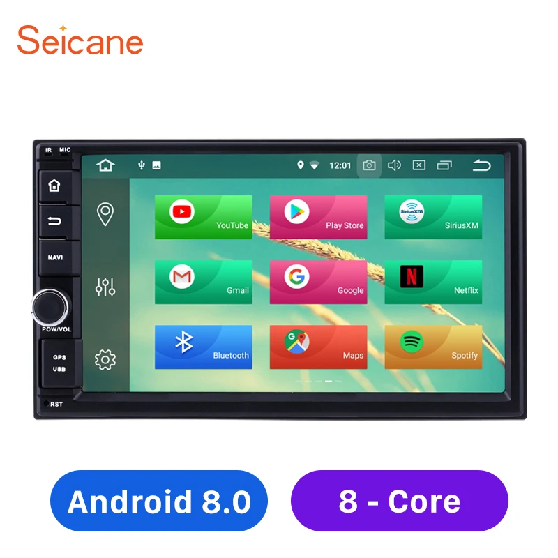 

Seicane 2Din 7" Android 9.0 GPS HeadUnit Car Multimedia player For Universal NISSAN TIIDA TOYOTA RAV4 Daihatsu KIA rio sedona