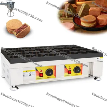 

Free Shipping Commercial Nonstick 110v 220v Electric 32pcs Red Bean Dora Cake Baker Imagawayaki Maker Obanyaki Machine