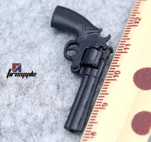 1:6 Коул питон 357 револьвер 4D пистолет Модель для 1" фигурка пластиковая черный солдат оружие аксессуар