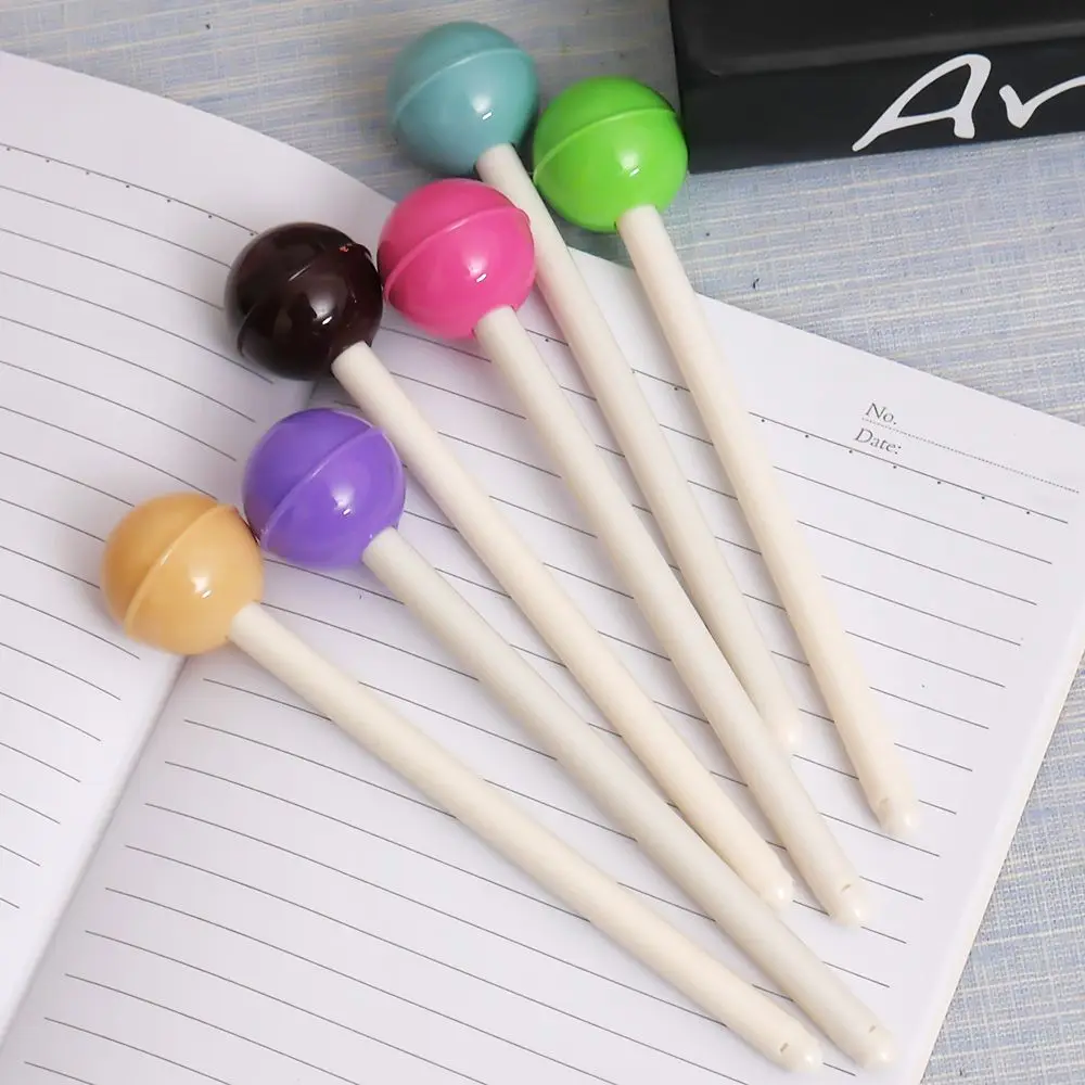 

1Piece Cute Pops Gel Pen Kawaii Candy Color Chocolate Lollipop Ink Pen Gift Stationery Office School Supplies