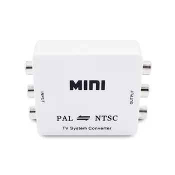 

Mini HD PAL NTSC Mutual Conversion TV System Converter Adapter for Single-format Video Equipment