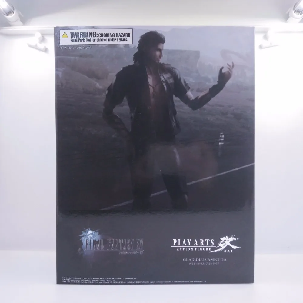 Игра ИСКУССТВО Final Fantasy Figure XV гладиолус амицития фигурка PA 25 см ПВХ игрушки Play Arts Kai