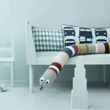font b Cute b font Gluttonous Snake font b Pillow b font Doll Toy Animal