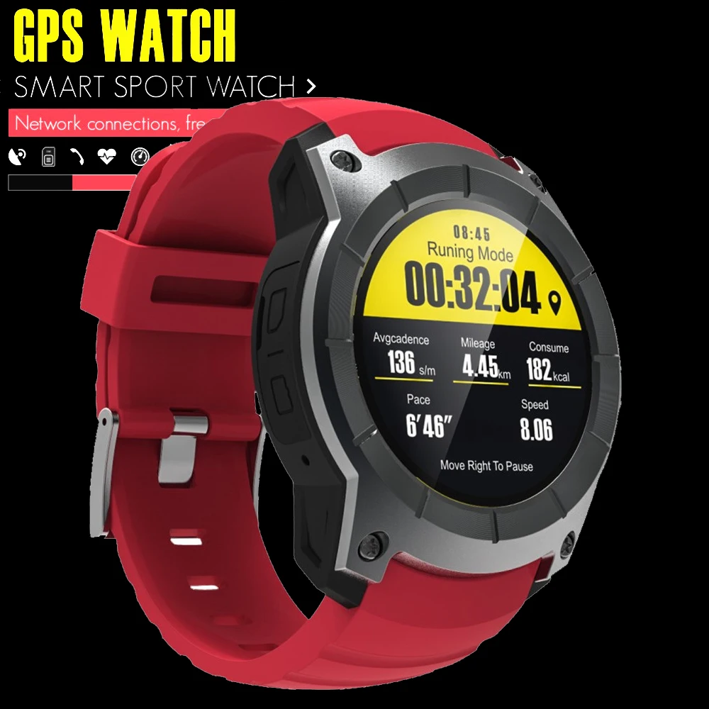 Умные часы для мужчин и женщин GPS GSM GPRS Bluetooth пульсометр фитнес трекер 2G sim карта