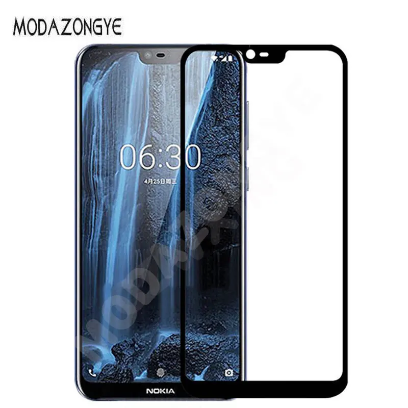 

For Tempered Glass Nokia 6.1 Plus Screen Protector For Nokia 6.1 Plus Nokia6.1 Full Cover Glass For Nokia 6.1 Plus 2018 Glass