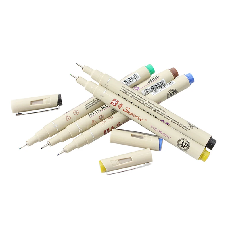 Billig 005 Rotuladores 12 Colores Skizze Marker Finecolour Stift Feine Unentschieden Grafik kunst Marker Stift Für Zeichnung Manga Anime Kunst Liefert