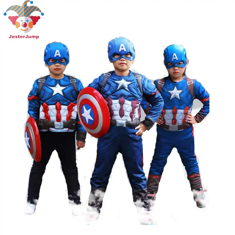 Captain America Costume Per I Bambini Supereroe Halloween Cosplay Purim Del Partito Della Ragazza Su Capitan America Ragazzi Capitan America Movie Vestito America Costume Captain America Costumecostumes America Aliexpress