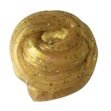 Ярче Золотой Глины Дети Пушистый Floam слизь Шпатлёвки Durtend 100 мл душистый стресса дети глиняные игрушки для детей Нескользящие-стресс