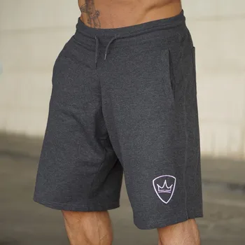 Men Cotton Summer Loose shorts Running Jogging Outdoor Sports Gym Fitness Sweatpants 2018 New Male Workout Crossfit Short pants 1