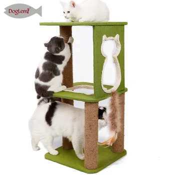 Cat Scratching Tree Wood Furniture Cat Furniture Nature Home Decoration "Gui Lin" Sisal Fiber Cat Scratching Tree Wood Furniture Cat Furniture Nature Home Decoration "Gui Lin" Sisal Fiber