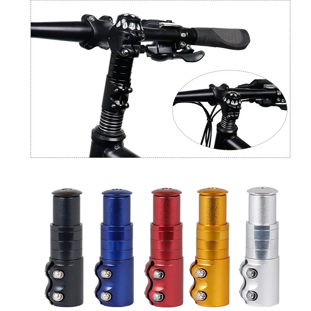 Bicycle Handle Adapter Extender Tube MTB Cross Bike Height Sports Outdoors Cycling Accessories Black Handlebar #3S26 (1)