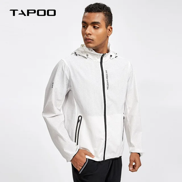 2018 New Men's Ultra Light Hooded Casual Jacket Quick Dry Ventilation