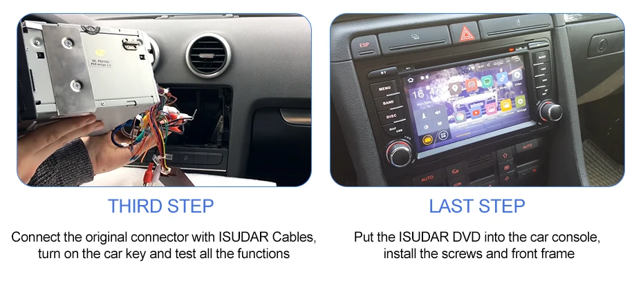 Cheap Isudar 2 Din Auto Radio Android 9 For Mercedes/Benz/ML CLASS W164 ML350 ML300 Car Multimedia Player RAM 4GB GPS DVR GPS DSP Wifi 30