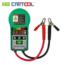 Mr Cartool автомобиля анализатор тестер для батарей 6/12 V Источник бесперебойного питания постоянного тока автомобильной 4-провода