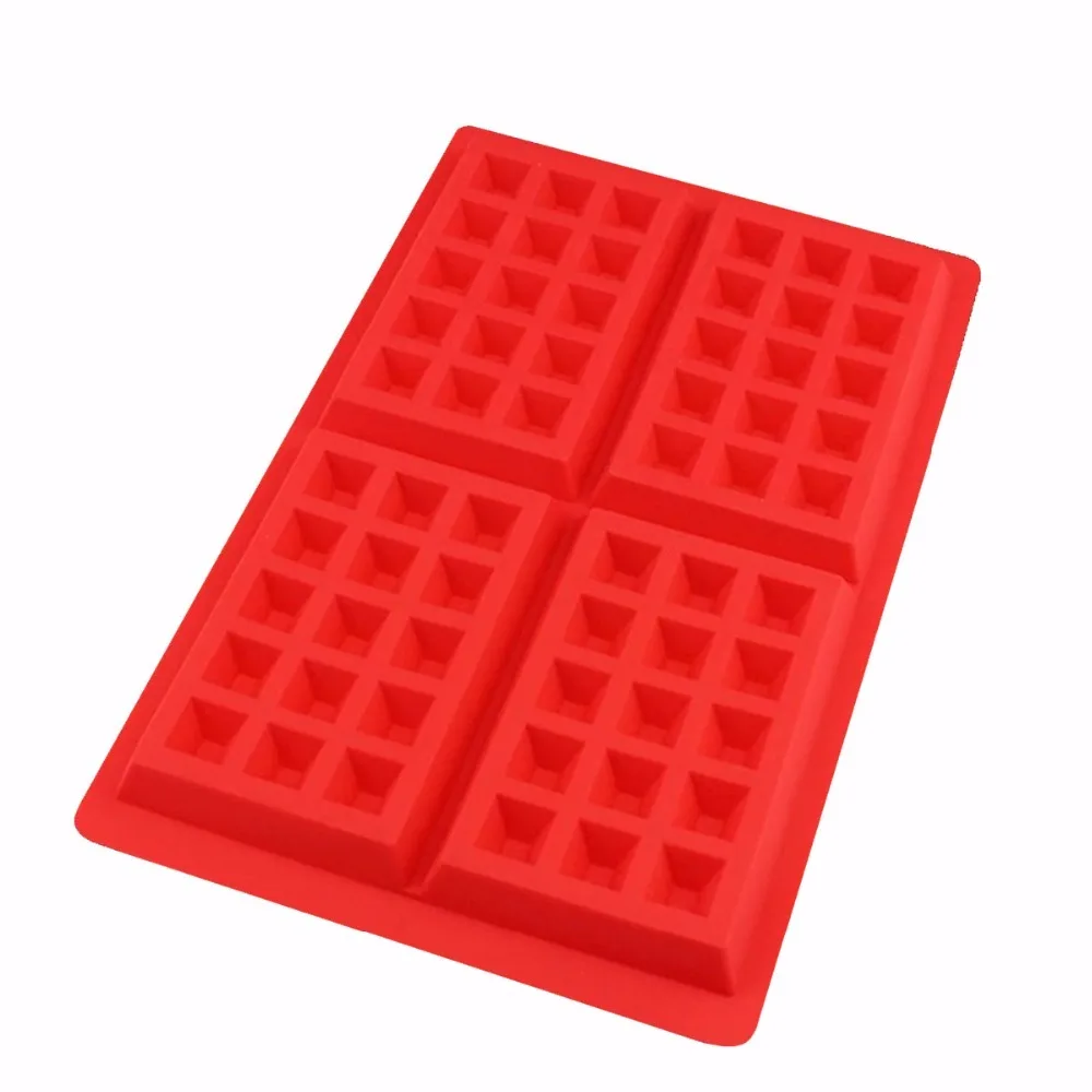4 Cavity Waffle Maker Tool Cake Chocolate Craft Candy Soap Baking Mold DIY Home Kitchen Baking Tool Waffle Molds 4 Cavity Waffle Maker Tool Cake Chocolate Craft Candy Soap Baking Mold DIY Home Kitchen Baking Tool Waffle Molds