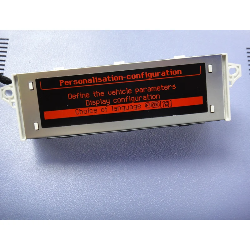 10x Оригинальный красный экран с поддержкой USB и Bluetooth дисплей монитор для Peugeot 307 407