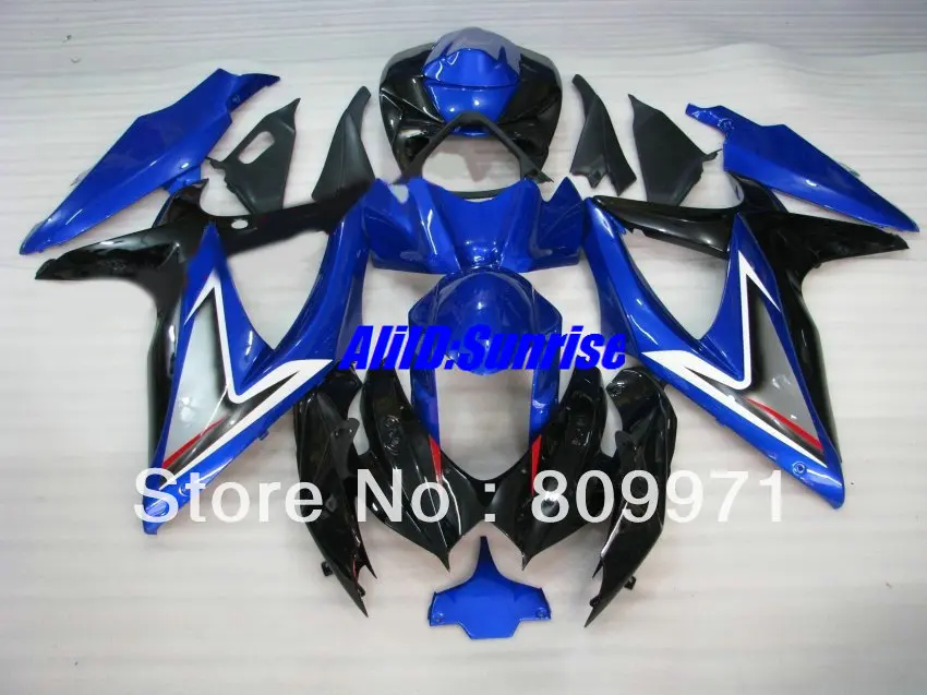 Полный обтекатель для мотоцикла S340 синий SUZUKI GSXR600 750 GSXR750 GSX R600 K8 08 09 2008 2009|full