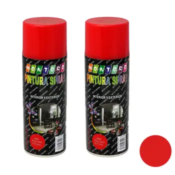 

Montoro-pack 2 canisters from Live A04 Red spray paint 400 ml