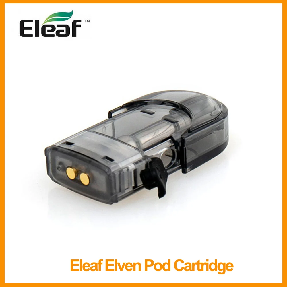 

4PCS/Pack Original Eleaf Elven Pod Cartridge 1.6ml Capacity Tank in 1.6ohm Coil Fit For Elven Pod Kit Electronic Cigarette