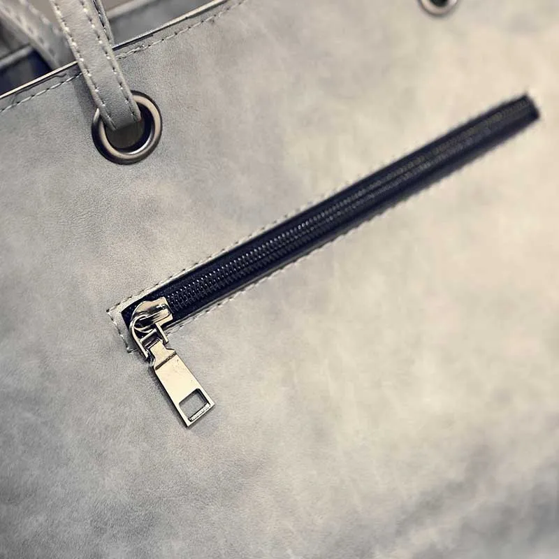 Fashion Women Leather Handbag Large Female Casual Shoulder Bag Vintage Travel Lady Bag Famous Exquisite Handle Bolsa SS7085 (2)