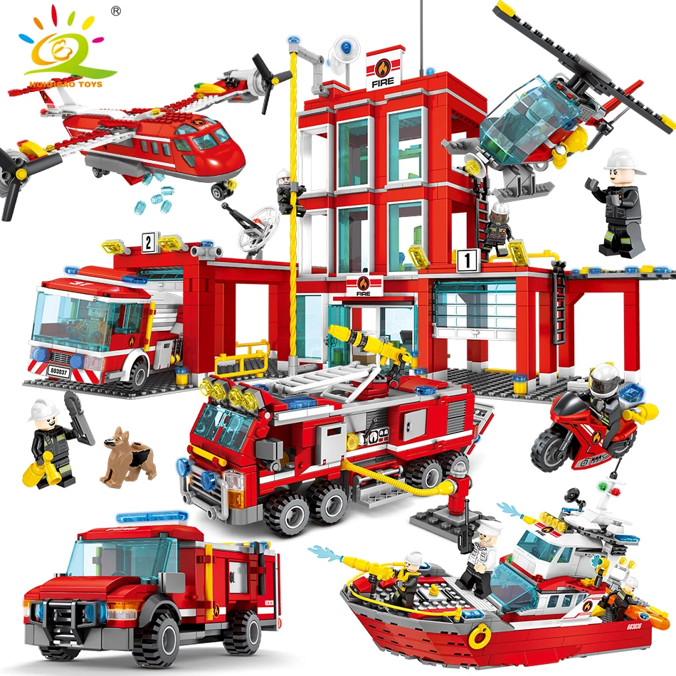 Aliexpress.com : Buy Fire station Building Blocks