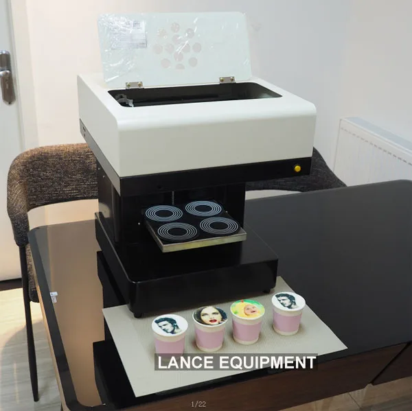 

4 cups edible ink coffee printer/pizza printer/cake printer