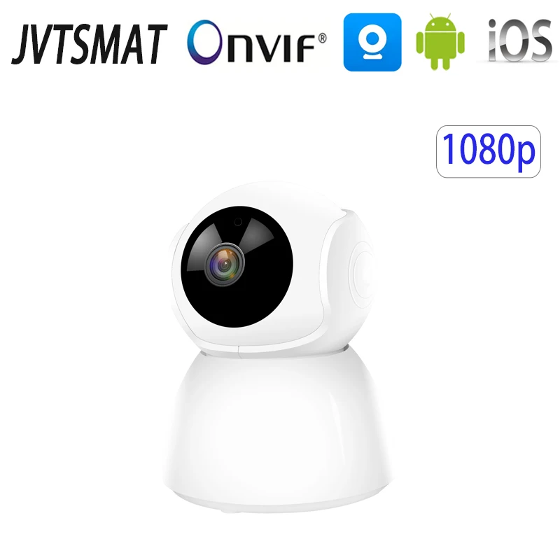 

jvtsmart 1080P Wifi IP Camera Wireless Home Security IP Cam Surveillance PTZ Camera Night Vision CCTV Camera v380 Monitor