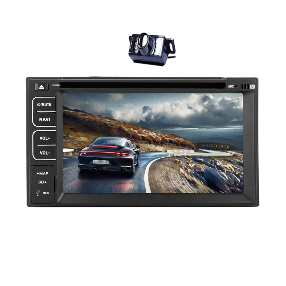 Cheap Steering Wheel Car DVD Player Bluetooth FM AM Touchscreen Receiver Autoradio Video Radio Map GPS Stereo RDS Navigator 12