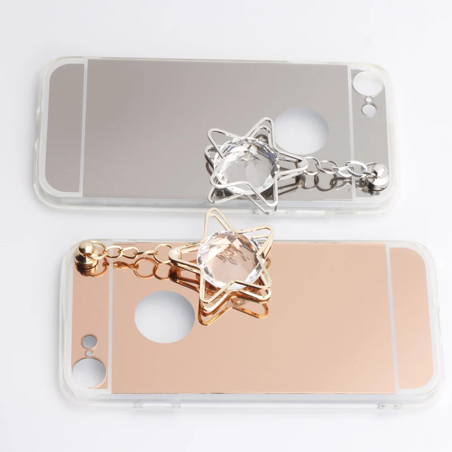 Изысканный Чехол Зеркало для OPPO R7 R7S R9 R9s R11 R11s плюс R15 Pro R17 Diamond украсить Мягкая