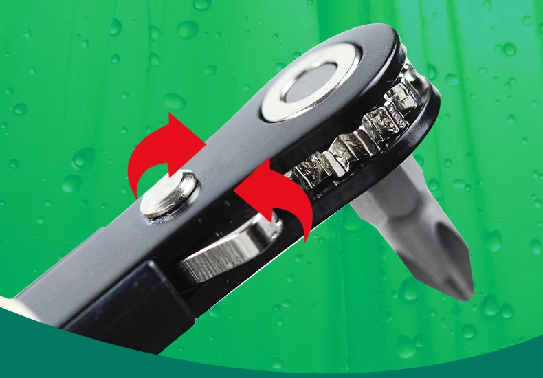 LAOA Mini Ratchet Screwdriver Set S2 Screwdrivers Forward and Reverse Multifunction Tool with Phillip Slotted Torx Bits
