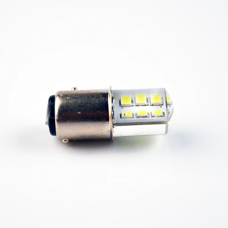 Flytop светодиодный автомобильный светильник S25 1157 BAY15D 2853SMD силиконовый корпус 12