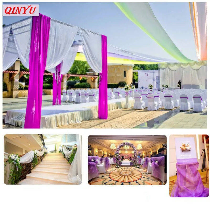 48CM*10M Glitter Tulle Roll Sparkly Sequin Organza Mesh DIY Party Crafts Tutu Skirt Wedding Birthday Supplies 7Z | Дом и сад