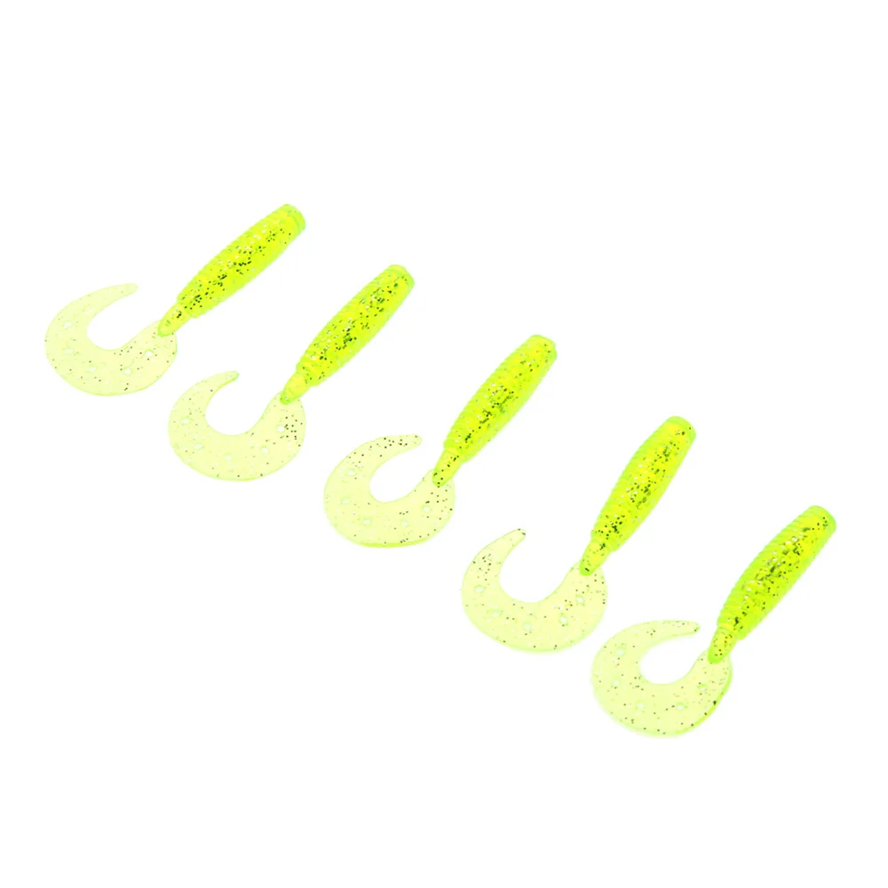 35Pcs Soft Plastic Worm Fishing Baits 10 Lead Jig Head Hooks Simulation Suite Set Lures Tackle