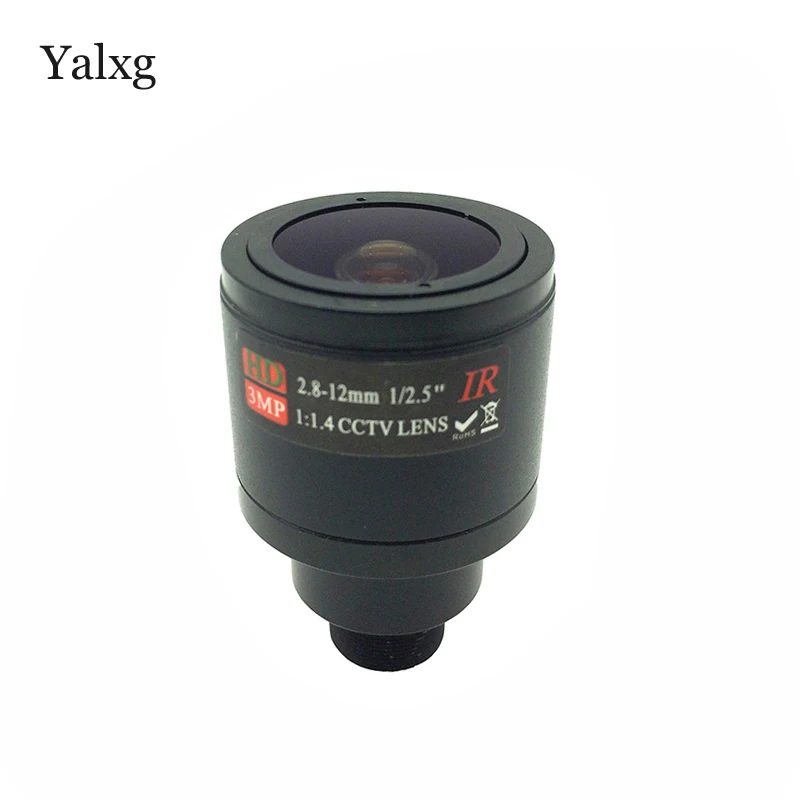 

Surveillance Camera CCTV 2.8-12mm 3.0 Megapixel Fixed Iris HD Manual Focus Security Camera Cmos Lens