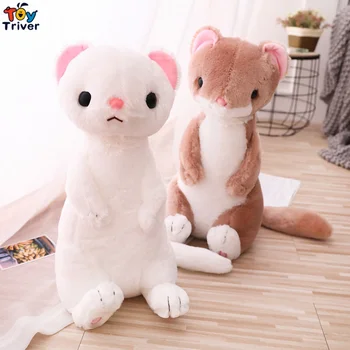 

50cm Plush Ferrets Toy Cartoon Mustela Putorius Furo Dolls Simulation Animals Children Birthday Gift Home Decor Triver