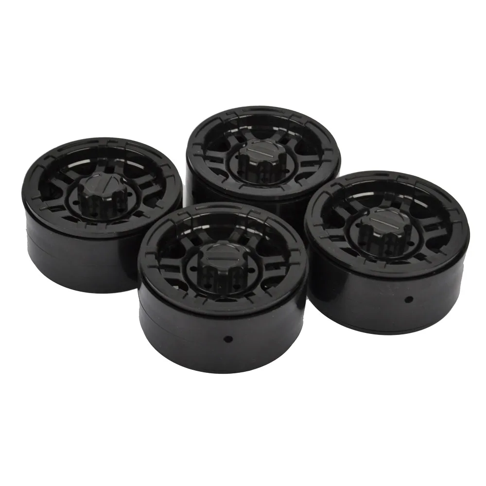 

4PCS 1.9 Inch Beadlock Wheels for 1:10 RC Crawler Axial SCX10 TAMIYA CC01 RC4WD D90 D110 TF2 Wheel Hub