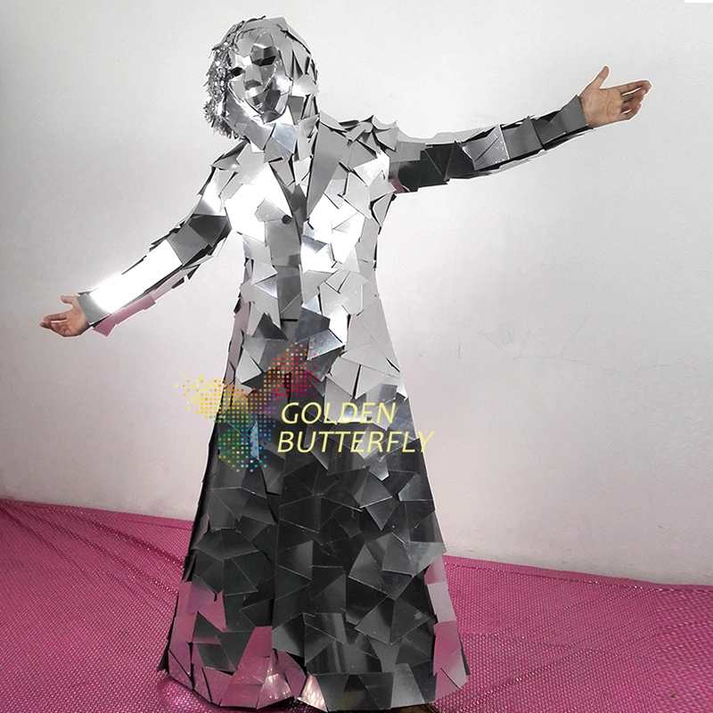 Mirror clothing mirror dust coat Ladies showin Holidays Costumes from